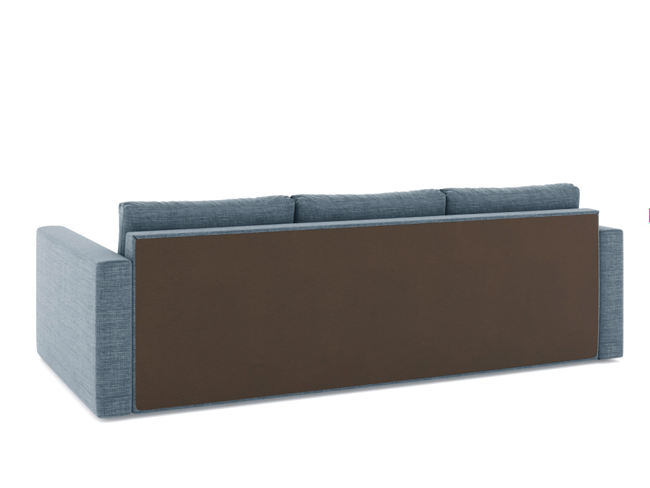 Диваны угловые в гостиную, Диван-кровать угловой Турин дельфин, рогожка