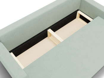 Прямой диван Адам, НПБ,еврокнижка,велюр