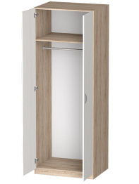 Распашной шкаф Лайф для одежды 80*60*215	Дуб сонома