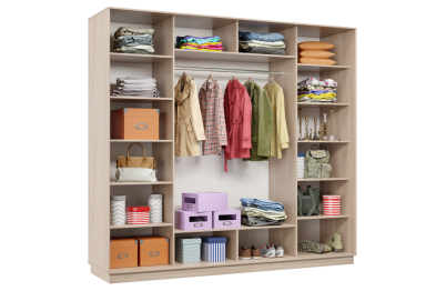 Шкаф-купе Премьер Лайт 58 (08;11;08) трехдверный