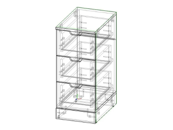 Комод Генри-5 МДФ