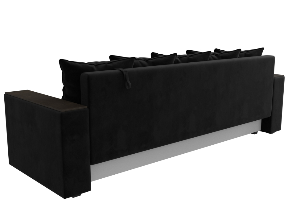 Диваны прямые, Диван прямой Дубай Лайт полки слева, велюр