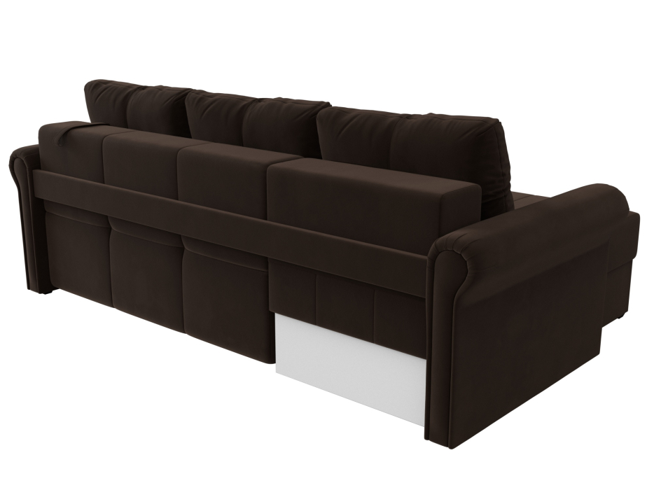 Диваны угловые в гостиную, Угловой диван Леон левый угол, микровельвет