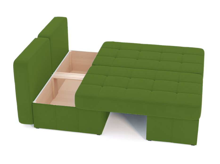 Диваны угловые в гостиную, Диван-кровать угловой Оливер Люкс еврокнижка-трансформер, велюр