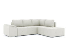 Диваны угловые в гостиную, Диван-кровать угловой Хавьер  ПБ еврокнижка, велюр