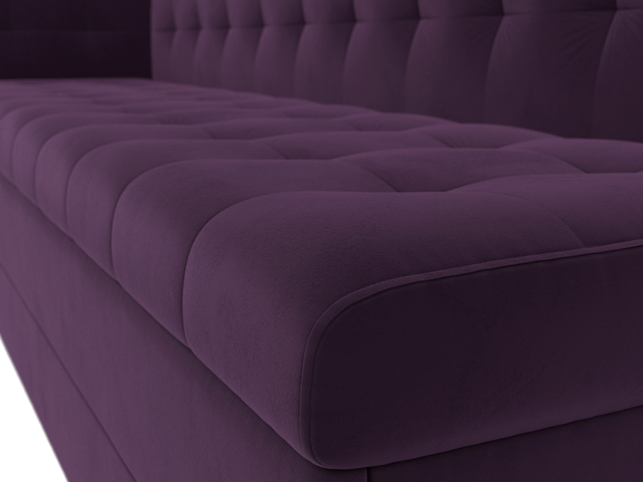 Диваны угловые кухонные, Кухонный диван Бриз с углом слева, велюр