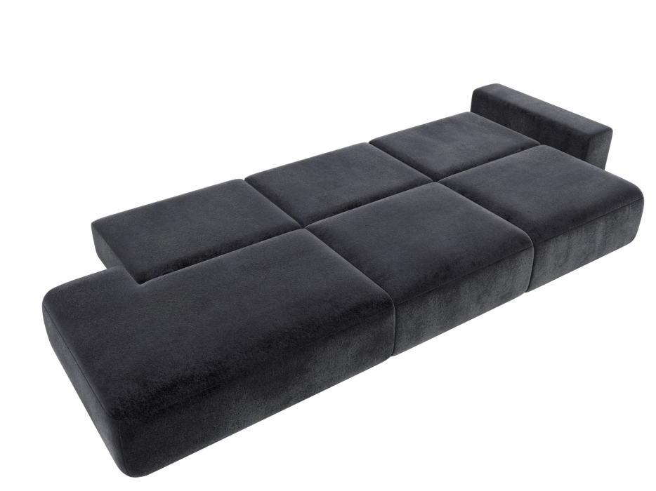 Диваны еврокнижки, Диван прямой Лига-036 НПБ Модерн Лонг подлокотник справа, велюр TOWER