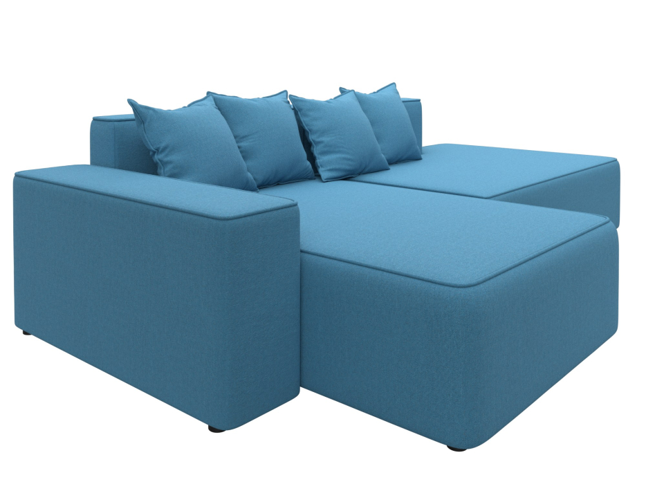 Диваны угловые в гостиную, Диван угловой Лига-079 угол левый, рогожка Амур