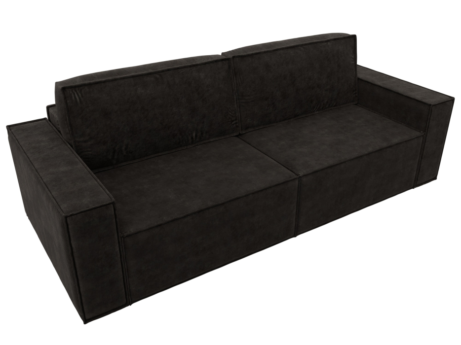 Диваны кровати со спальным местом, Диван прямой Куба, велюр BRUT