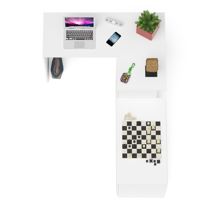 Угловые, Тумба широкая Мори 900 и угловой стол компьютерный Мори правый