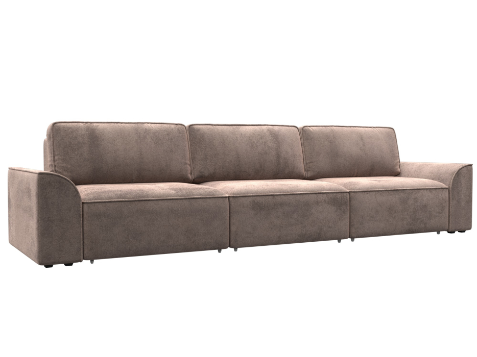 Диваны еврокнижки, Диван прямой Лига-048 НПБ Лонг, велюр TOWER