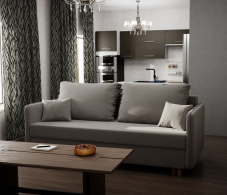 Диваны еврокнижки, Прямой диван Комфорта,еврокнижка,велюр