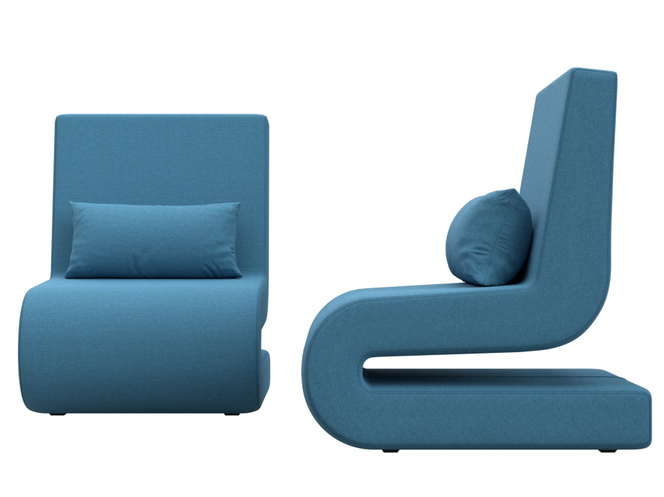 Кресло для отдыха, Кресло Волна (2 шт.), рогожка Амур