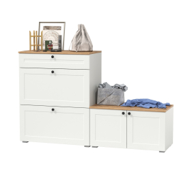 Тумба для обуви с тумбой две дверки Остин