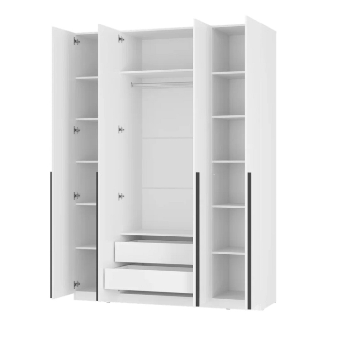 Шкафы распашные, Шкаф 4-х створчатый ШК-13 Айрон