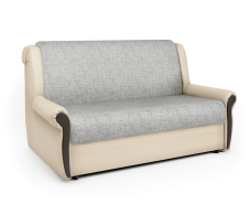 Диваны с ящиком для белья, Диван-кровать Аккорд М 160, экокожа/шенилл