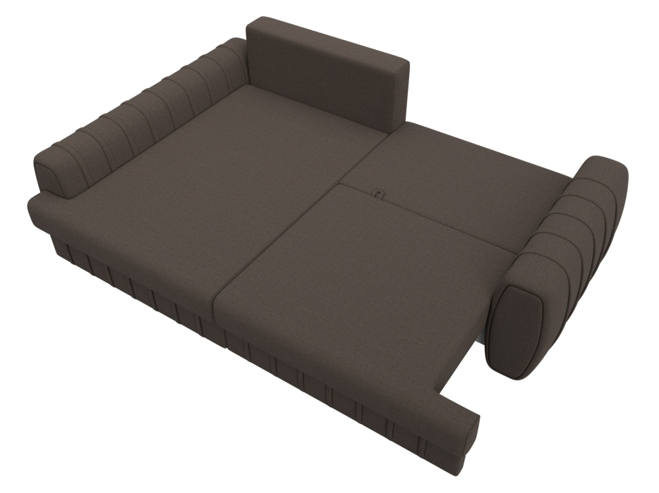 Диваны угловые в гостиную, Диван угловой Лига-057 НПБ угол левый, рогожка Амур