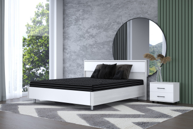 Модульная система Грейс Кровать КР-5003  Снежный Ясень