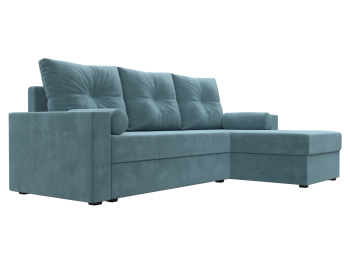 Диван угловой Верона Лайт правый угол, велюр