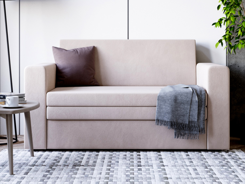 Диваны прямые кухонные, Диван-кровать Нолан Lux велюр