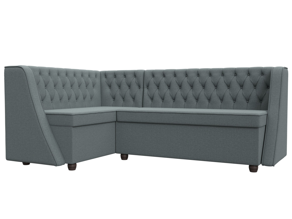 Кухонные уголки, Диван кухонный угловой Лофт левый угол, рогожка Амур