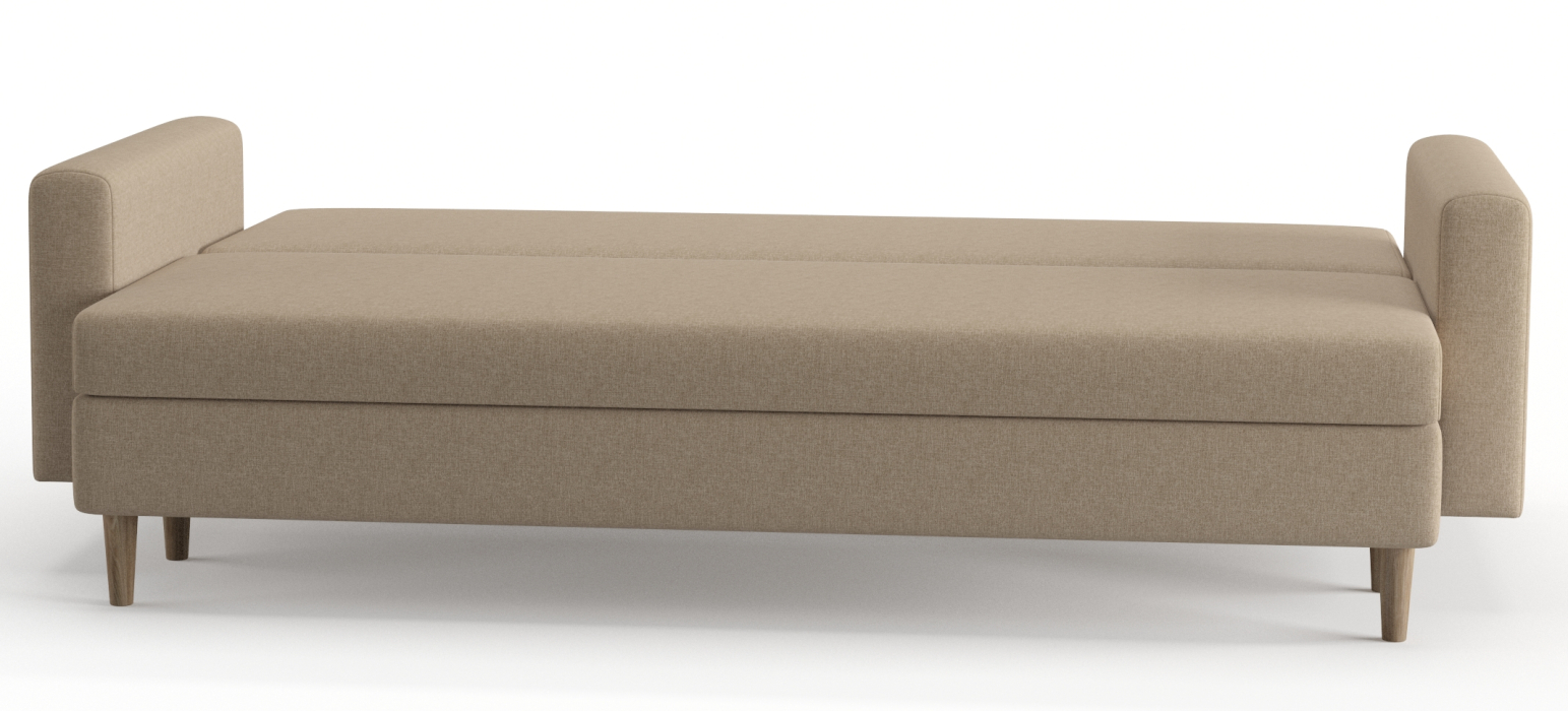 Диваны еврокнижки, Диван-кровать Таврида, пружинный блок, рогожка