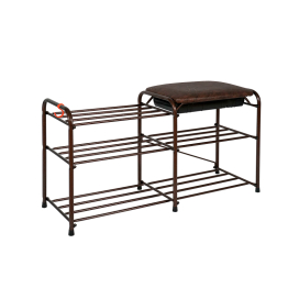 Подставка для обуви "Альфа 33" с сиденьем и ящиком