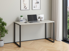 Прямые, Стол письменный Айсберг Лофт 03 Черный