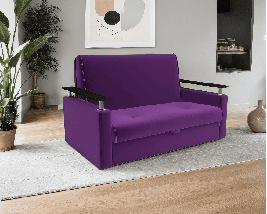 Диваны кровати со спальным местом, Диван прямой аккордеон Шарк 140 см 