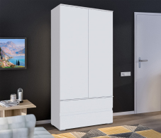 Шкафы двухстворчатые, Шкаф для одежды и белья Плейона