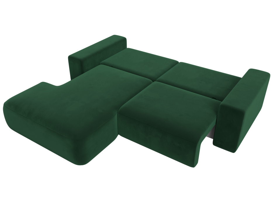 Диваны угловые в гостиную, Диван угловой Лига-036 Классик левый угол, велюр