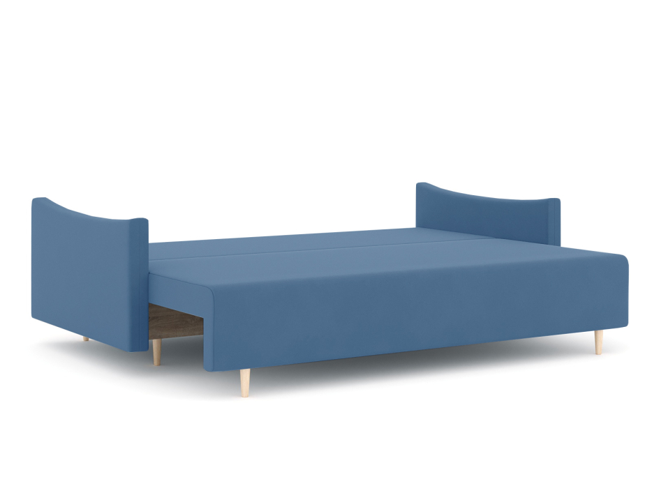 Диваны еврокнижки, Диван-кровать еврокнижка Смайл с подлокотниками, велюр