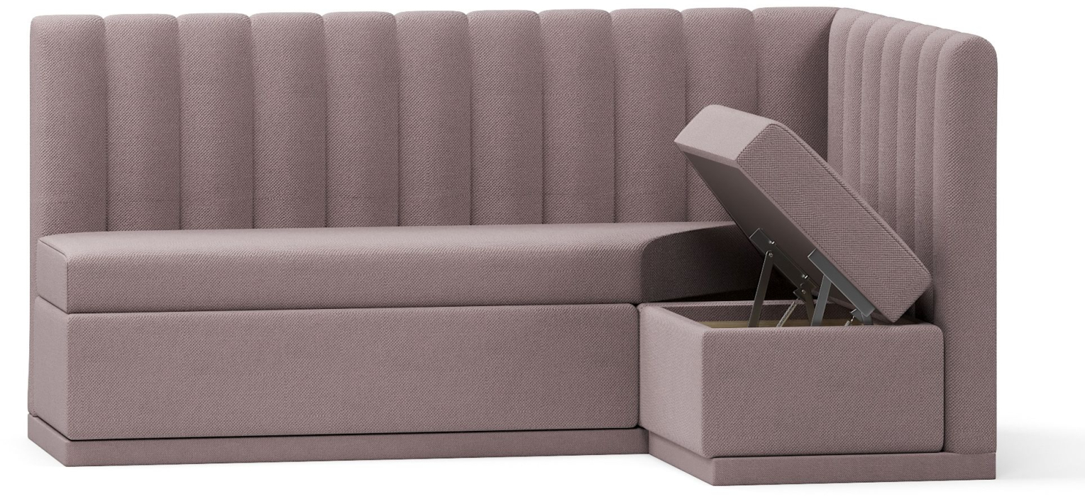 Диваны угловые, Кухонный угловой нераскладной диван Кафф, велюр