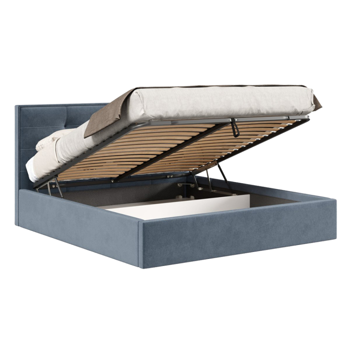 Мягкая кровать, Кровать с подъёмным механизмом 1600 Римини