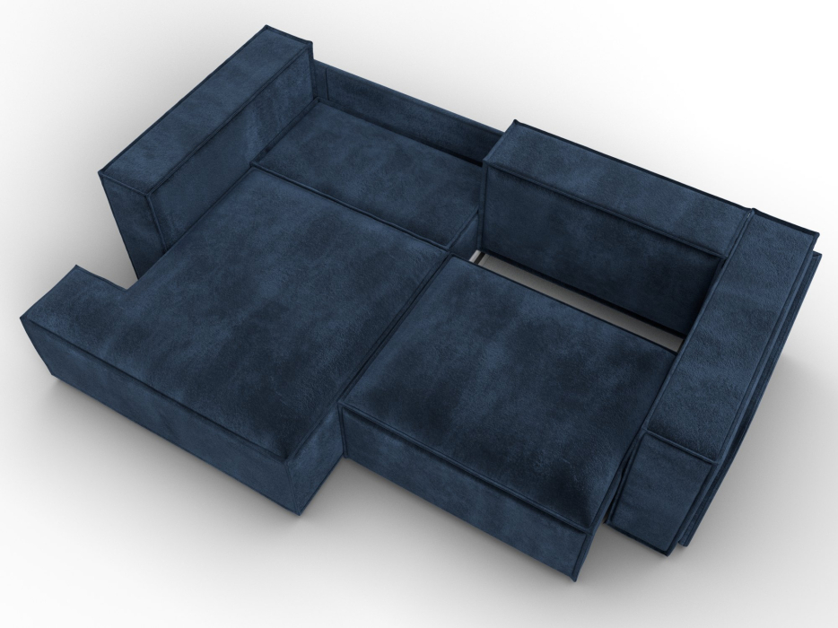 Диваны угловые в гостиную, Диван угловой Лига-061 угол левый, велюр TOWER