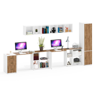 Домашние кабинеты, Мебель для детской комнаты для двоих детей Лидер-8 № 52