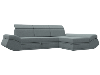 Диван угловой Лига-032 правый угол, рогожка Амур