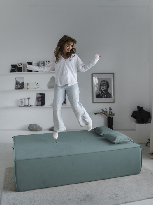 Бескаркасные диваны, Диван бескаркасный Клайд, велюр