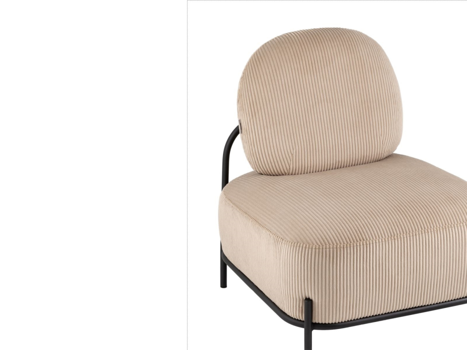 Кресло для отдыха, Кресло STOOL GROUP Стоун велюр рельефный