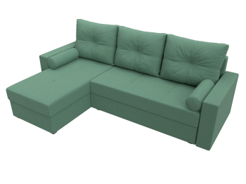 Диван угловой Верона Лайт левый угол, рогожка Амур