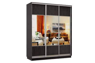 Шкаф-купе Премьер Лайт 27 (05;05;05) трехдверный