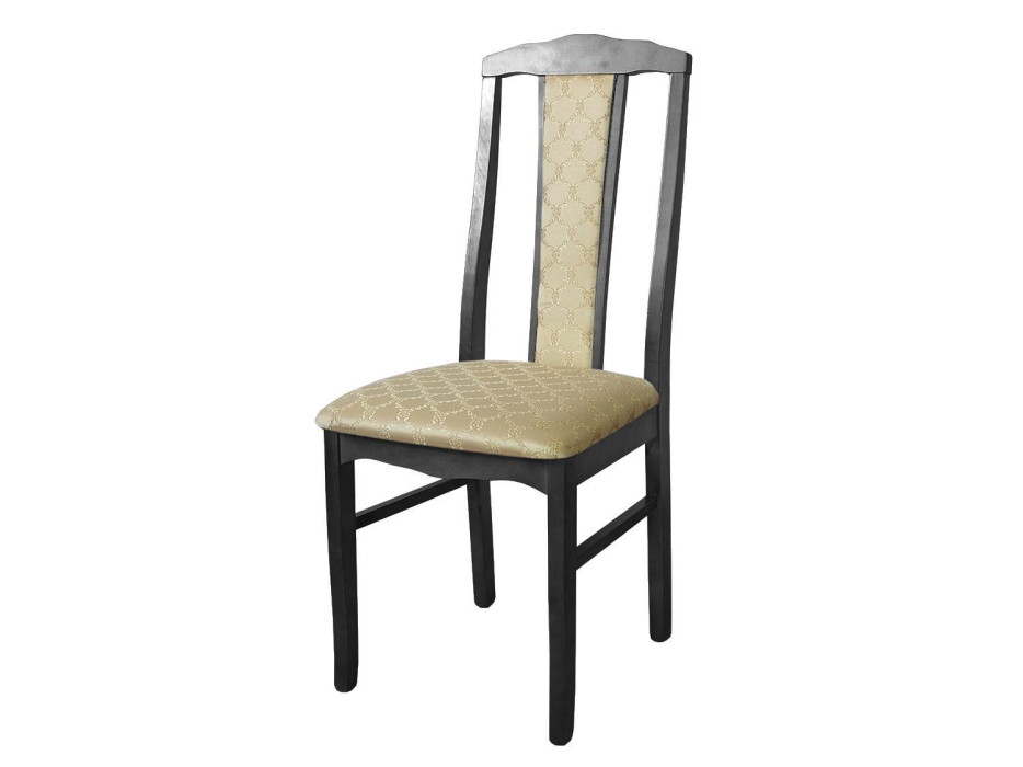 Стулья, Стул С-4 / Тон 305 Черный / Андрис Бежевый Соты ( Комплект 2 шт. )