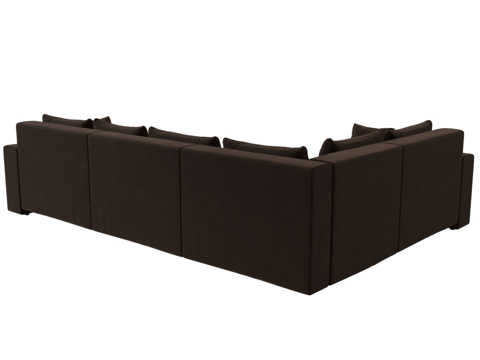 Офисные диваны, Угловой диван Майами Long левый угол, микровельвет