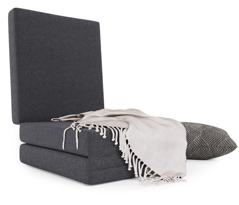 Банкетка в прихожую, Пуф трансформер Шаг, рогожка 