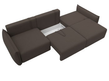 Диван прямой Лига-051 НПБ Лонг, рогожка Амур