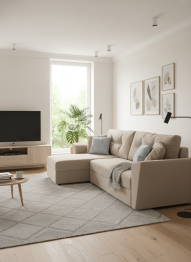 Диван угловой Амстердам  140, велюр