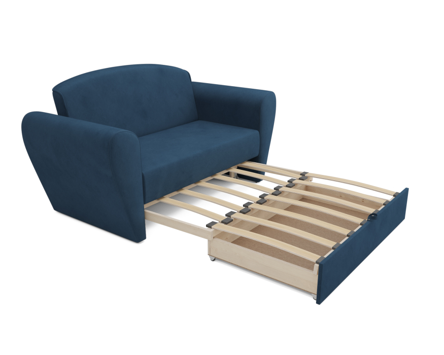 Диваны кровати со спальным местом, Диван прямой выкатной Квартет (Велюр)