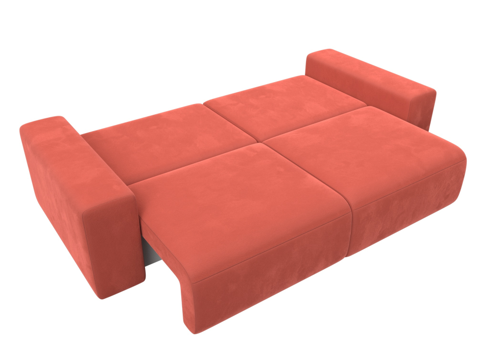 Диваны еврокнижки, Диван прямой Лига-036 Классик, микровельвет