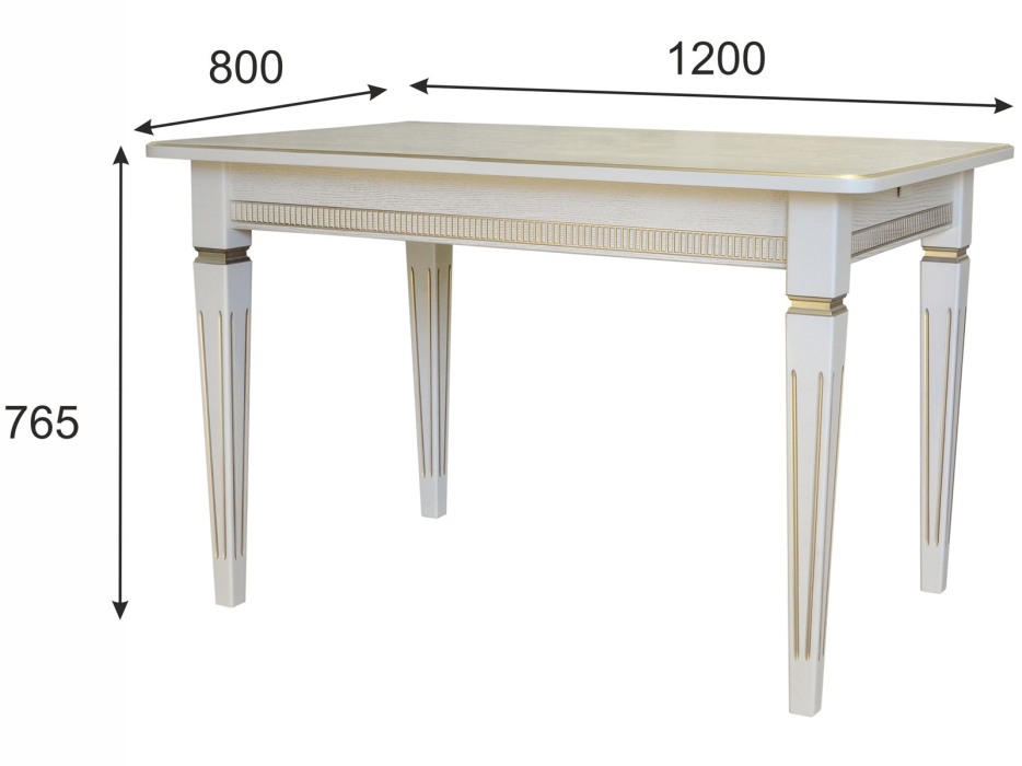 Обеденные столы, Стол обеденный Мебелик Васко В 89Н