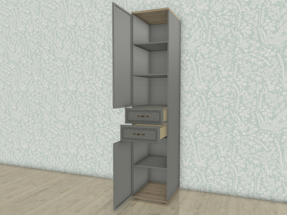 Шкафы одностворчатые, Модульная система Карина Шкаф ШК-1023